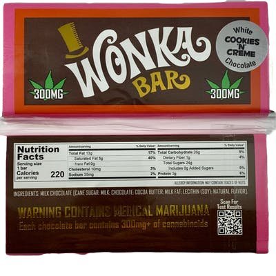 Wonka Bar Cookies n Cream