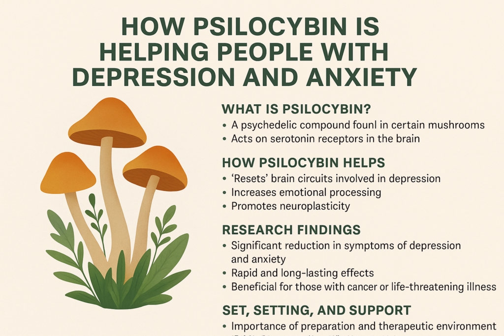 can psilocybin cause anxiety
